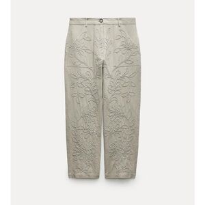 Embroidered Zara pants